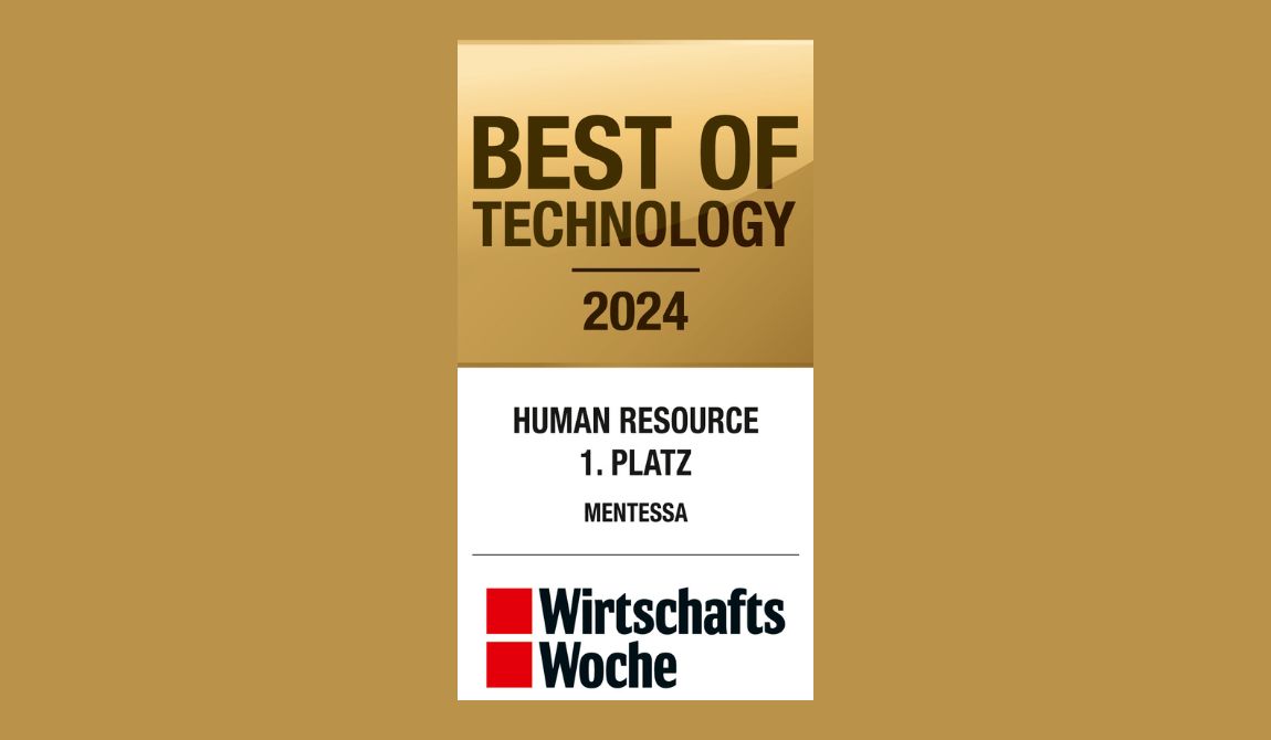 Mentessa gewinnt den Best of Technology Award 2024 als beste Human Resources Lösung
