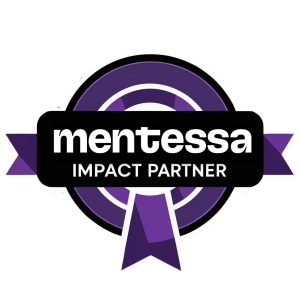 Mentessa Impact Partner Program-Logo – verbindet Organisationen und Partner, fördert Mentoring, Führung und Mitarbeiterentwicklung