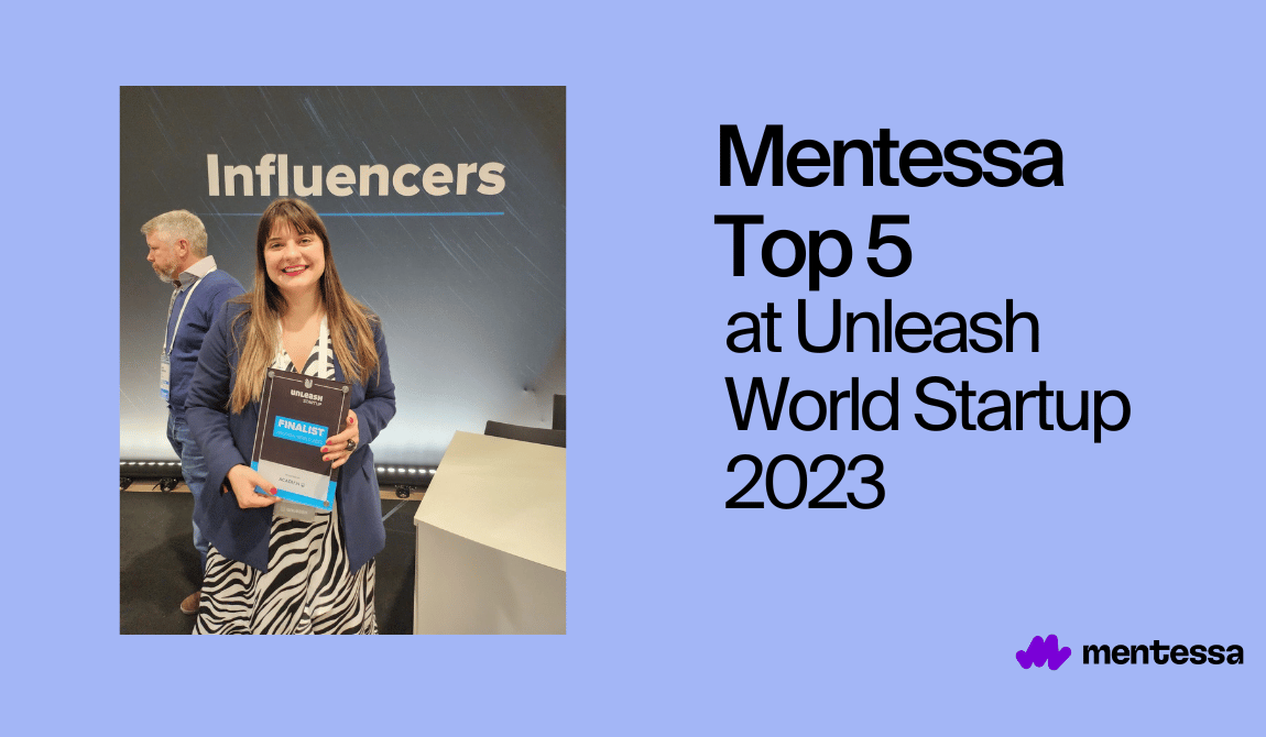 Unleash World Startup Award: Mentessa selected as a finalist